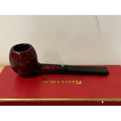 359 - Barling tobacco pipe with dust cover & original box