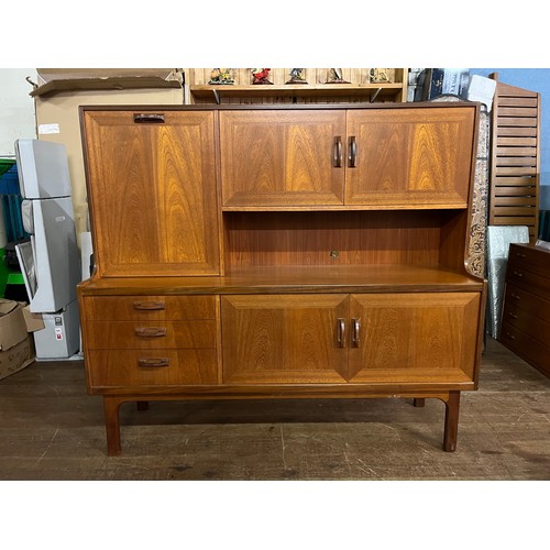 122 - Heavy Mid Century G Plan 'Sierra Range' Teak high sideboard
160cm l x 145cm h x 46cm d