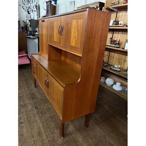 122 - Heavy Mid Century G Plan 'Sierra Range' Teak high sideboard
160cm l x 145cm h x 46cm d