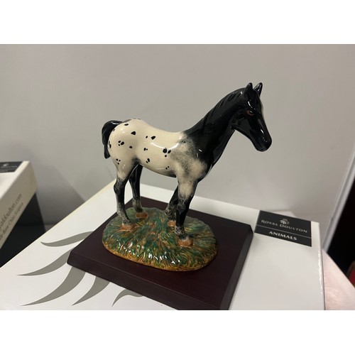 7 - 3 Royal Doulton Animals to include 'Appaloosa', 'Shetland Pony' & 'Appaloosa Foal' all with original... 