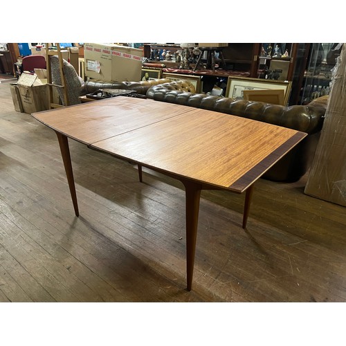 31 - Mid Century McIntosh teak & rosewood extending dining table