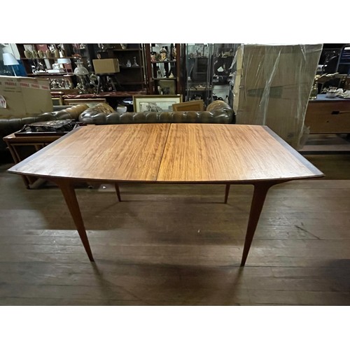 31 - Mid Century McIntosh teak & rosewood extending dining table