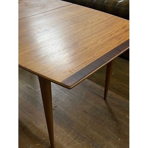 31 - Mid Century McIntosh teak & rosewood extending dining table