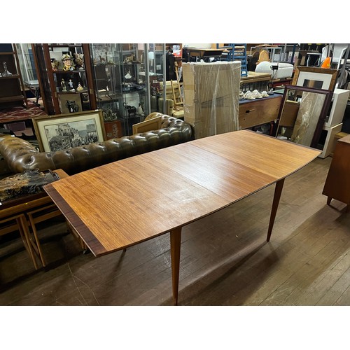 31 - Mid Century McIntosh teak & rosewood extending dining table