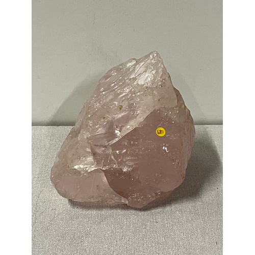 60 - Large rose quartz crystal 3.8kg