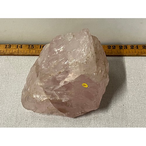 60 - Large rose quartz crystal 3.8kg