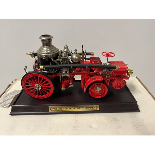 57 - boxed franklin mint diecast model 501912 christie front drive steamer