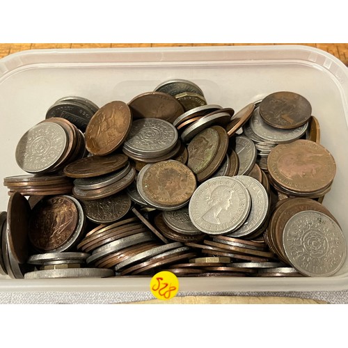 92 - large tub of mixed coins & notes