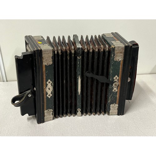 216 - Vintage Sovereign accordion made in Germany/Saxony