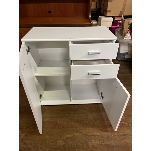 397 - Modern 2 door 2 drawer cabinet.