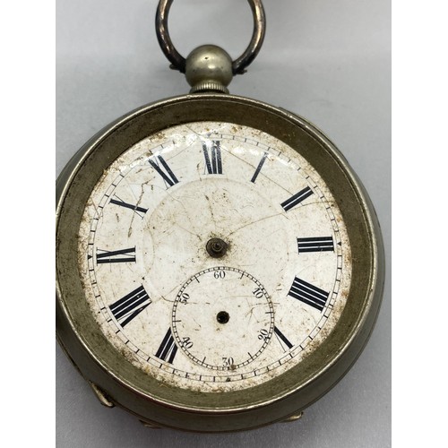 25 - 6x antique pocket watches (spares or repair)