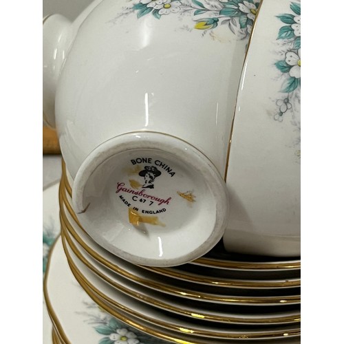 307 - selection of tea ware to include gainsborough, duchess china etc