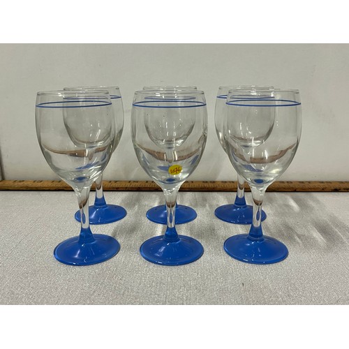 320 - set of 6 glasses made in france