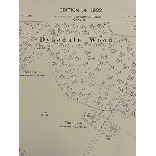 281 - Selection of ordinance maps to include the East End of Glasgow & Polmont etc.