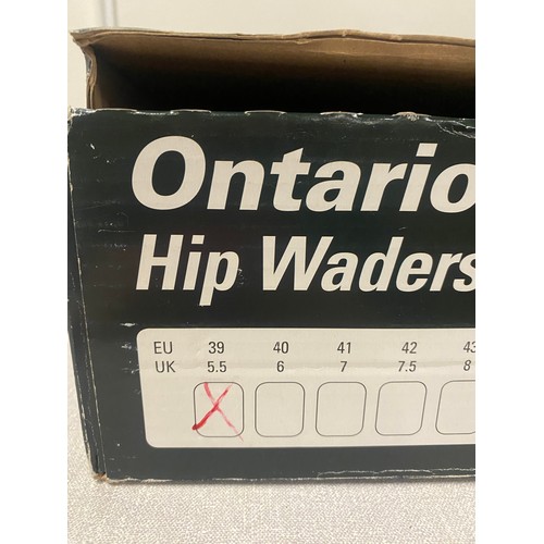 323 - Ron Thompson Ontario hip waders size 5 1/2