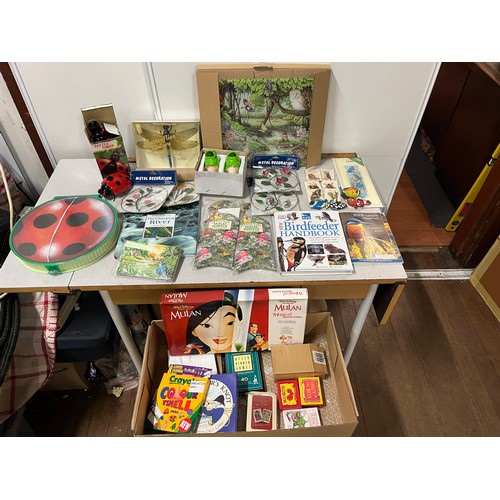 402 - Selection of gardening items, books &  games etc.