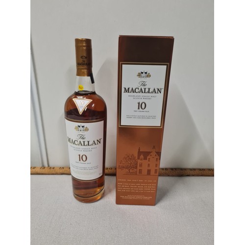 64 - The Macallan 10 year old single malt whisky