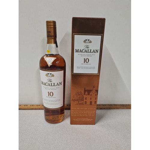 66 - The Macallan 10 year old single malt whisky