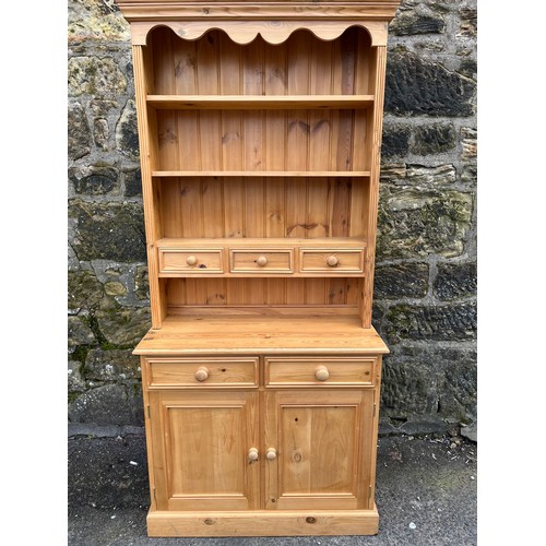 169 - 2 piece solid pine dresser