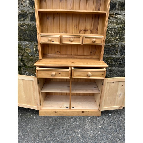 169 - 2 piece solid pine dresser