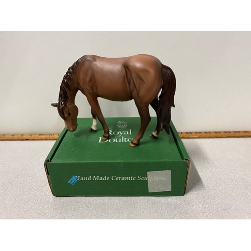 34 - boxed royal doulton ceramic horse