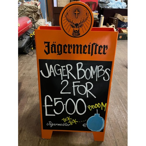 93 - Jägermeister sign & bags etc