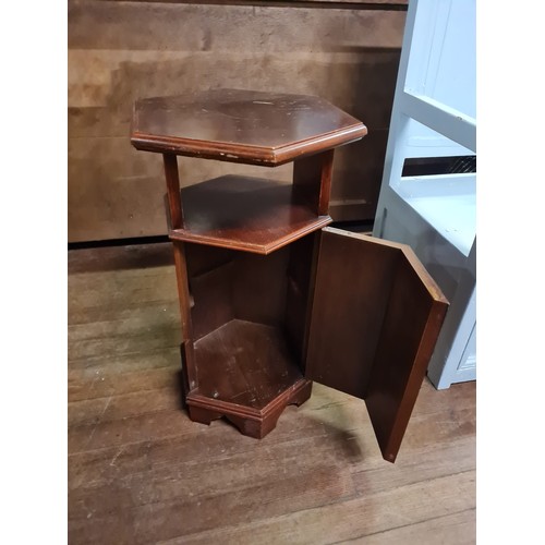 246 - small hexagonal storage cabinet