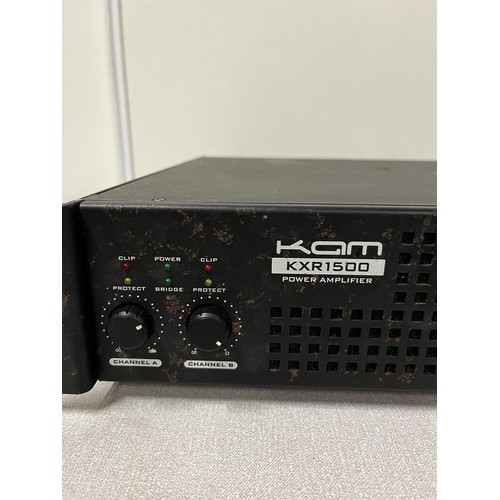 257 - KAM kxr1500 power amplifier