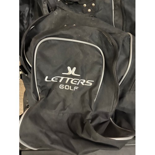 431 - yourgolftravel letters golf flight bag