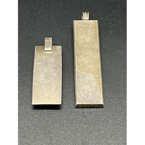 100A - 2 silver hallmarked ingots (27.5grams)