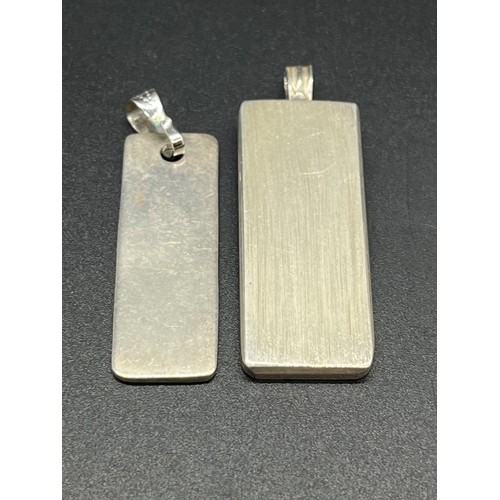 100C - 2 silver hallmarked ingots (23.81grams)