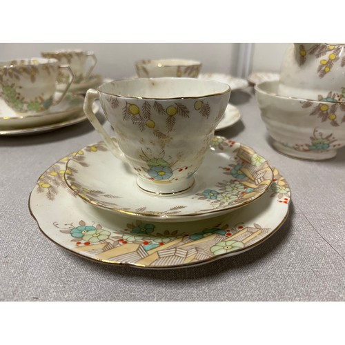 78 - 40 piece royal radfords tea set