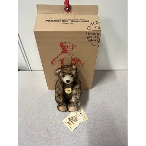 84 - Steiff 1926 classic teddy bear with button & label, genuine mohair & original box.