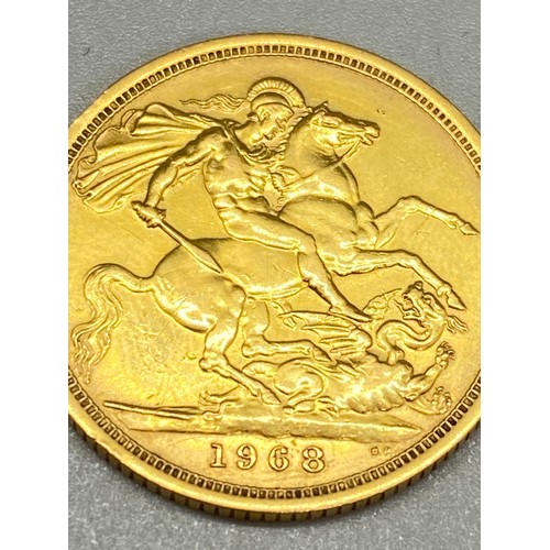 144 - 22ct gold 1963 full sovereign