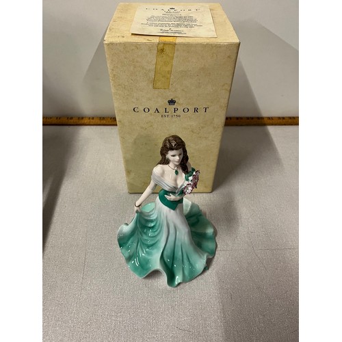 20 - Coalport figurine (Margaret) with box.