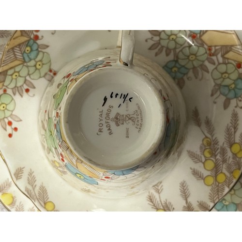 78 - 40 piece royal radfords tea set