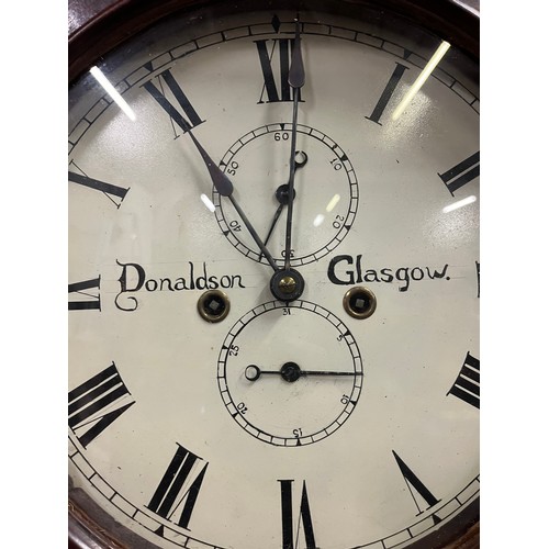 288 - Antique Donaldson Of Glasgow long case clock.