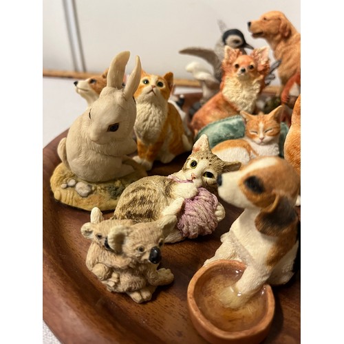 470 - Selection of animal ornaments to include Teviot dale and country artist etc.