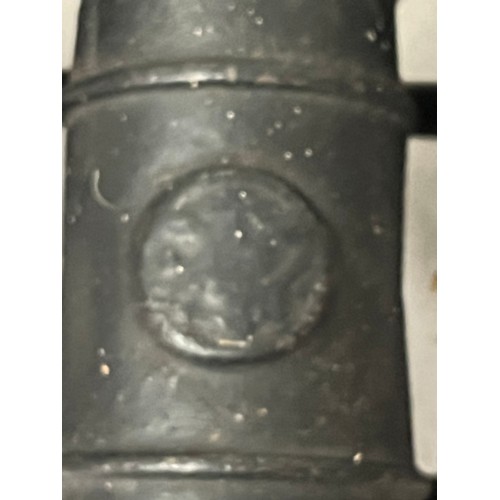 5 - Vintage heavy cast iron cannon 
32cm l