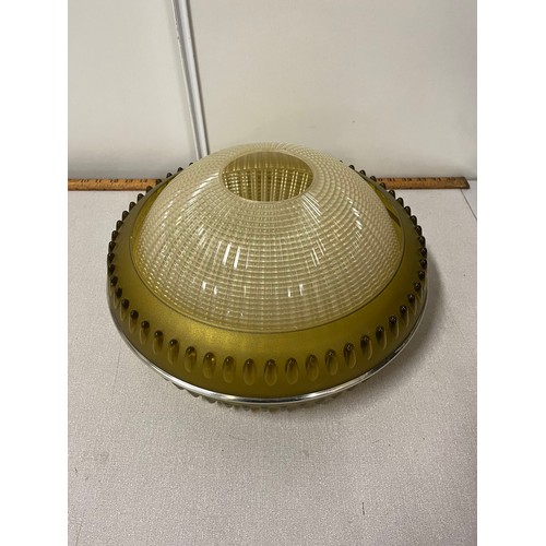 7 - Mid century UFO style pendant light shade.
diameter 36cm