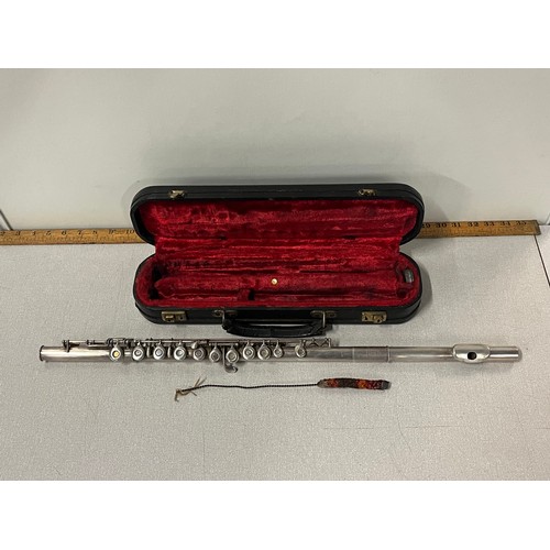 26 - Flute stamped 'Romilly Super-graduate made for Rudall Carte & Co. Ltd', no.249755, Made in England