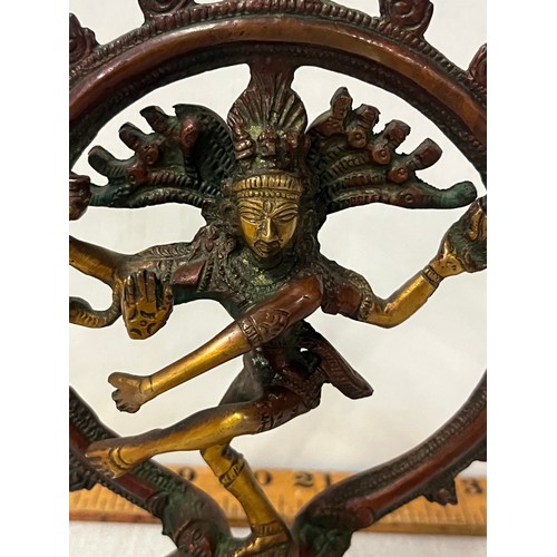 27 - bronze Natajara sculpture hidu god shiva lord of the dance