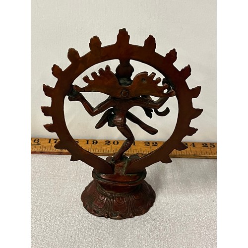 27 - bronze Natajara sculpture hidu god shiva lord of the dance