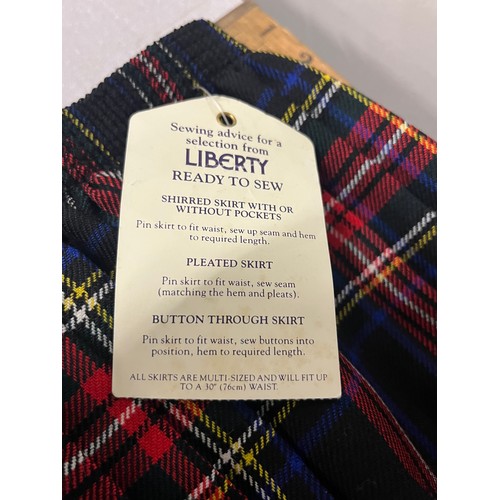 303 - vintage tartan skirt & kilt from Liberty & The Edinburgh old town weaving co.