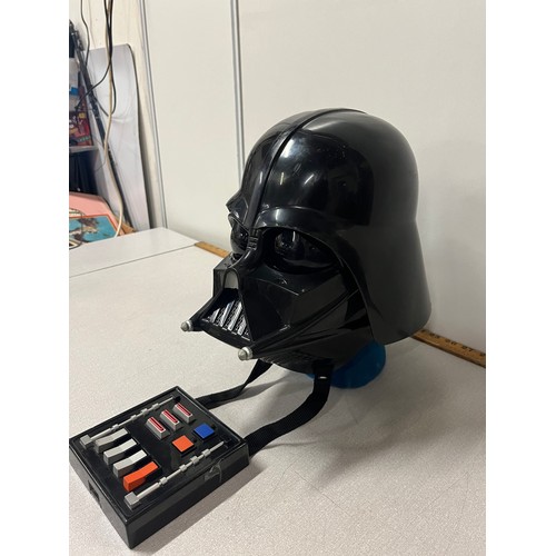 171 - Star Wars Darth Vader helmet & electronic voice changing box, working.