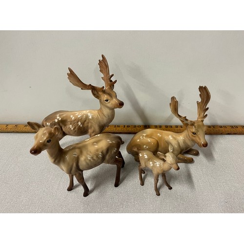 283 - vintage beswick deer family