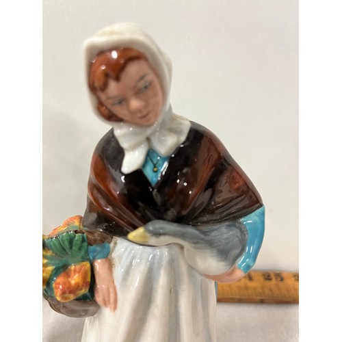 290 - 3 royal doulton figures to include the news vendor, the laird & country lass