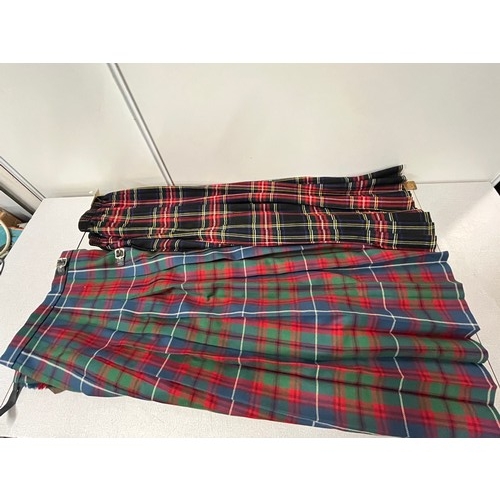 303 - vintage tartan skirt & kilt from Liberty & The Edinburgh old town weaving co.