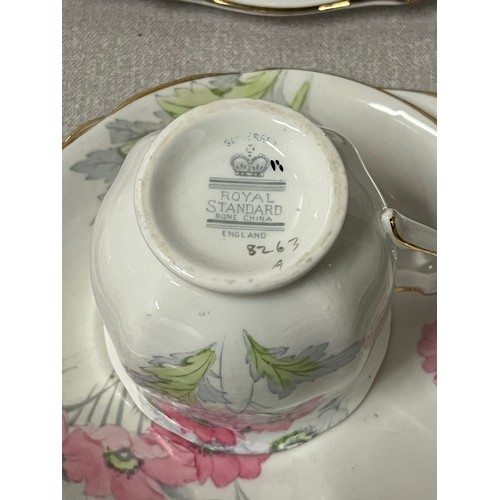 368 - part royal standard tea set