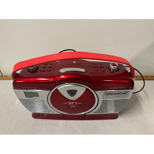 503 - Scotts of Stow MP3 CD/Radio player.